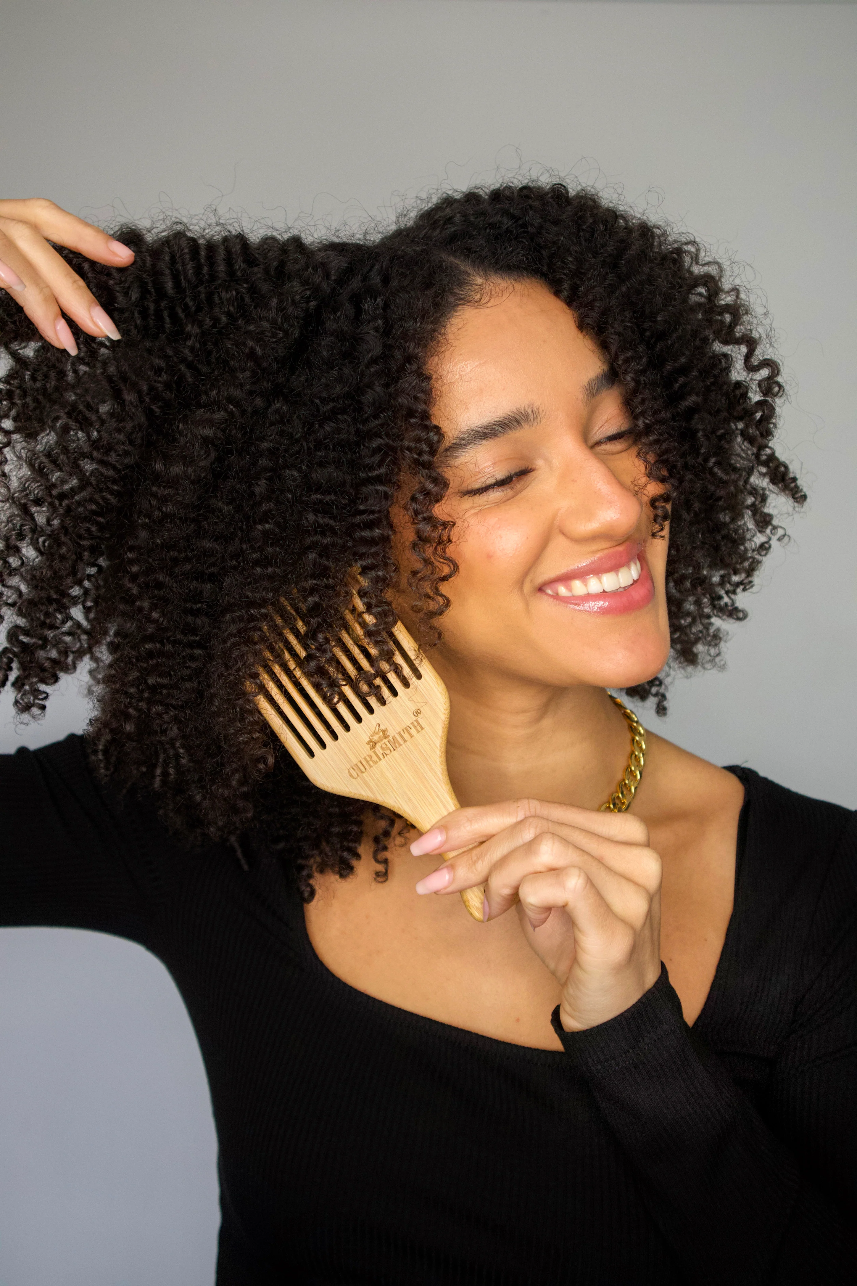 Bamboo Hair Pick - Image 3